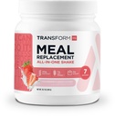 TransformHQ Ateriankorvike Shake Powder 7 Tarjoukset (Strawberry & Cream) - Gluteeniton, ei-GMO