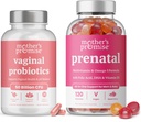 Äidin lupaus prenataalinen vitamiini Gummies & emätin Probiootit naisten Bundle