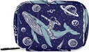 Galaxy Whale Astronautti Pillerilaatikko 7 päivän pilleri tapauksessa matka pilleri Organizer laukku kanssa Zipper Kannettava Viikoittain Asia Compact koko vitamiini täydentää haltija