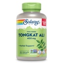 SOLARAY Tongkat Ali 400 mg - Longjack Tongkat Ali miehille - kasviperäisten tuki miesten terveyttä ja elinkelpoisuutta - Vegan, ei-GMO, Lab todennettu - 180 Servings, 180 VegCaps