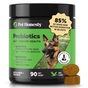 Lemmikki Rehellinen Probiootit koirille satunnaisia ripuli & Bowel tuki, digestiivinen Enzyme prebiootit Gut Health koirille, immuniteetit terveys & kutina helpotus (ankka 90 t)