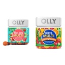 Olly Teen tyttö Multi Gummy, Lapset Monivitamiini Gummy Worms, Vitamiinit, Minerals, Immuuni tuki, 35 & 45 päivän tarjonta