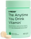 H-PROOF Koska tahansa juot vitamiinia, maksan terveys ja immuniteetti tuki electrolyyttejä, Milk Thistle, ja vitamiinit B & C - 40 purutabletit (20 tarjoilua), Vegaani, Green Apple
