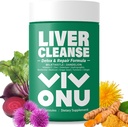 VivoNu Milk Thistle Silymarin & Voikukka Juuri Maksan terveys tuki, antioksidantti tuki, Detox (60 kapselia/1 pullo)