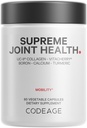 Codeage Supreme Joint Health, UC-II Collagen Capsules Type II, VitaCherry Sport Kirsikat, Boron, Kalsium Fruktoborate, Hyaluronihappo, Turmeerinen, bromaiini- ja Boswellia-lisäaine, ei-GMO, 60