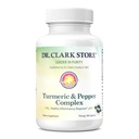 Dr Clark Store Turmeric & Black Pepper Extract ... 710mg, 100 kapselia, immuunituki, antioksidantti, digestion Health täydennysosa aikuisille