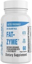 Dr. Colbertin Keto Zone Fat-Zyme - Ketogeeniset digestiiviset entsyymit - HIgh Lipase - Vegan & Vegetarian Enzyme - 30 päivän tarjonta - sisältää suuria määriä Entsyymejä, jotka rikkovat kasviksia ja rasvoja