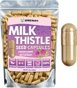 Milk Thistle Seed Kapselit - 360 Count (6 kuukauden tarjonta) Premium Milk Thistle Supplement Rich in Silymarin tukea maksan ja digestion - puhdas, ei-GMO Cardo Mariano Milk Thistle pillereitä