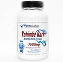Yohimbe Bark Standardoitu uute 1500mg // 200 kapselia // Pure // PureControl Supplements
