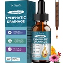 Liposomal Lymfatic Drainage Drops - 11 in 1 Organic Lymfatic Drainage Supplement Burdock Root, Echinacea, Elderberry, Calendula, Cleavers Herb, Voikukka tukee Lymfatic Health 2 FL.OZ
