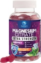 Magnesiumsilikaatti täydentää Gummies - korkea imeytyminen Magnesium Gummy aikuisille & Kids, Magnesio Citraatti täydentää luun, lihasten terveys, sydämen tuki, vegaaninen, gluteeniton, ei-GMO - 120 Gummies