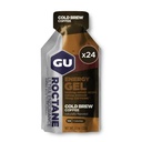GU Energy Rakennuksen Ultra Endurance Energy Gel, Vegan, Gluteeniton, Kosher, ja Dairy-free On-The-Go Sports Nutrition for Running, Pyöräily, vaellus tai hiihto, Cold Brew 2X Comfeine (24 Packets)