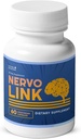 Nervolink - 100% Natural Supplement for Nerve-Support & Energy Boost, Reishi, Shiitake, ja Lion