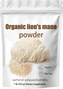 Organic Lion's Mane Mushrom Powder - Lions Mane Sieni Supplement Extract Powder