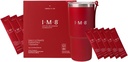 IM8 Beckham Stack Set, Longevity NAD Supplement & Essentials All-in-One Multivitamiini Supplement Powder, anti ikääntyminen ja yleinen hyvinvointi (30 Servings, Beckham Stack - Travel Set)