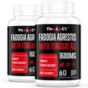 1600mg Fadogia Agrestis Tongkat Ali Supplement, Fadogia Agrestis Extract miehille Ashwagandha - suurin vahvuus, 120 Softgels