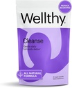 Wellthy Full Body Detox ja Immuno Support - Advanced Diggestive Health, Gut Cleanse ja turvotusta helpotus - Kaikki luonnolliset Formula maito Thistle, Voikukkauute ja L-Carnitine Supply