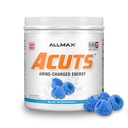 ALLMAX Nutrition AMINOCUTS (ACUTS), Amino-Charged Energy Drink Tauriini, L-karnitiini, Green Coffee Bean Extract, Blue Raspberry, 36 Tarjoilut