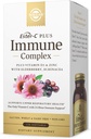 Solgar Ester-C Plus Immuunikompleksi -120 Softgels, 24-tunnin immuunituki, tukee ylähengitysteiden terveyttä - Plus D3, Sinkki, Elderberry & Echinacea - ei-GMO, Gluteeniton, Dairy Free - 60 tarjoilua,