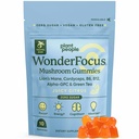 Plant Ihmiset WonderFocus Sieni Gummies Mini leijona... Mane & Cordyceps Nootrooppinen aivojen täydentää Boosts muisti Focus energiaa ja mielialaa aikuisille Ei sokeria 100% Vegaani Citrus Flavor Trial Sitrus