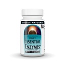 Source Naturals Essential Enzymes, Bio-Aligned Multiple Enzyme Supplement Herbal Defense for Digestion, Gas, Ummetus & Bloating Relief - tukee vahva immuunijärjestelmä* - 500 mg - 60 kapselia