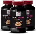 Kasviperäisten tuki - MUURA PUAMA BARK EXTRACT - Energia Synergia, Endurance Lift, Plant-Based Revive, Energizing Blend, Päivittäinen lataus, Focus Power, Lifestyle Aktivointi 3 pullot 180 kapselia