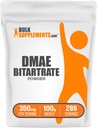 BulkSupplements.com DMAE Bitartraatti Powder - Dimetyyliaminoetanolibitartraatti, DMAE täydennysosa - maustettu & Gluteeniton, 350 mg per tarjoilu, 100g (3.5 oz) (pakkaus 1)