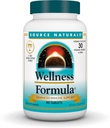 Source Naturals Wellness Formula Bio-Aligned Vitamiinit & Herbal Defense - Immuunijärjestelmän tuki täydentää & immuniteetti Booster * - 90 tablettia