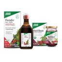 Floradix Iron & Yrtit (16,9 oz) & Salus Red Beet Crystals (7 oz) - Iron Supplement for Healthy Energy Support* & Organic Nutritional Beet Root Drink Mix