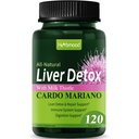 Silymarin Milk Thistle Liver Detox kapselit rasvamaksa, Alcachofa y Cardo Mariano con Silimarina para el Higado Graso, Liver Cleanse Detox & Repair Formula w/Artisoke Extract. 120Korva