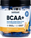 Nutricost BCAA+ Hydration Peach Mango Maku (20 Sticks) - Haaraketju Aminohapot Hydration Complex - Gluteeniton, ei GMO