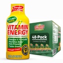 B12 11 000% Extra Strength Energy Shot Mango 48 Pack, 260 mg Natural Comfeine, B12 & B6, Nootropic Focus, Vitality, Zero Sugar, Gluteeniton, Vegaani, Kosher, 1,93 fl oz