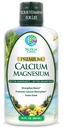 Trooppinen Oasis Liquid Kalsium Magnesium - Natural Formula w/Support for Strong Bones - Liquid Vitamiinit w/Kalsium, Magnesium & D-vitamiini - jopa 96% Imeytyminen kehon. - 32oz, 64 Serv.