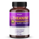 Sotalix L-Theanine Supplement with Ashwagandha 5-HTP + Rhodiola - Focus & Memory, Rentoutua, unen laatu - USA Valmistettu & Testattu (150 laatikko 1)