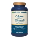 Luonnon ihme Kalsium 600 mg D3-vitamiini 20 mikrog Bone Health, 220 tablettia