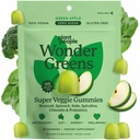 Plant People WonderGreens Kasvis Gummies Super Greens Probiootit Multivitamiini tuki Gummy for Wellbeing, Energy, Immuuni ja Gut Health, Green Apple Flavor (60 Count)