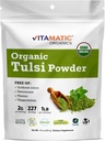 Vitamatic Certified USDA Organic Tulsi (Holy Basil) Powder 