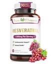 Resveratrol 1450mg Extra Strength Formula edistää parempaa ihoa ja immuniteetin Green Tea Extract,Grape Seed Extract,Punainen viiniuutetta ja muut 90 päivän tarjonta