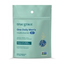 True Grace miesten 40 + yksi päivä monivitamiini fermentoituja kivennäisaineita, orgaanisia adaptogeeneja ja sieniä Koko kehon tasapaino Immuuni, Endurance, Bone & Heart Support Supplement - non-GMO - 90 kasvisruokaa