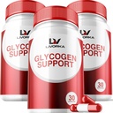 3 Pack - Glycogen Support, Glycogen Control Advanced Formula, Glycogen Kapselit, Glycogen Korjata Tehokas Ainesosat, 30 kapselia per pullo 90 päivää