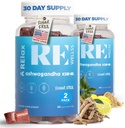 Ashwagandha & D-vitamiini Gummies ... Ravintolisät KSM 66 Ashwagandha Stress Support 300mg L-Theanine Lemon Balm ...