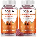 Ashwagandha Gummies, rauhoita Gummies kanssa Ashwagandha juuriuute D-vitamiini Sinkki, Ashwagandha täydentää uni stressi tasapaino, vegaaninen, ei-GMO, Gluteeniton, 120 kreivi