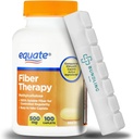 Equate Fiber Therapy 500mg Supplement, 100 Count, 7 päivän pilleri Organizer mukana - 1 pakkaus