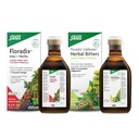 Floradix by Salus Gallexier Herbal Bitters (8,5 oz) & Iron & Yrtit (8,5 oz) Bundle - Herbal Bitter for Digestive Support* - Iron Supplement for Healthy Energy Support