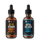 HERBIFY Bundle - K2 ja D3 Drops & Biotin ja Collagen Drops - Luun vahvuus ja hiukset, iho, kynsien tuki