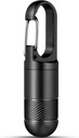 Micro pilleri haltija Keychain Titanium pilleri tapauksessa kukkaro pieni pilleri kontti matka Musta pilleri laatikko Lääkepullo Organizer vitamiini kalaöljy täydentää