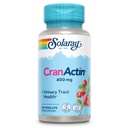 SOLARAY CranActin Cranberry Extract 400 mg - Karpalo täydentää naisille ja miehille - rakko ja virtsateiden terveystuki C-vitamiini - Vegan, 60 päivän takuu, 30 tarjoilua, 30 VegCaps