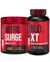 Jacked Factory Nitrosurge Shred Thermogenic Esityö Mustikka Lemonade & N.O. XT Typpioksidi Booster miesten & naisten