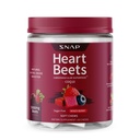 Snap lisäravinteet Heart Beets Organic Beet Root Soft Chews, Cardiovascular Support Supplement for Men & Women, CoQ10 & Red Pinaatti, Heart Health & Circulation Support, Sokeriton, Mixed Berry, 60 Chews