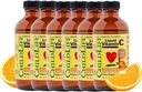 CHILDLLIFE ESSENOINS Nestemäinen C-vitamiini - Pure C-vitamiinin nestemäinen täydentää lapsille, immuunijärjestelmän tuki, Suuri maku - Luonnollinen Orange Flavor, 4 Fl Oz (Pack of 6)